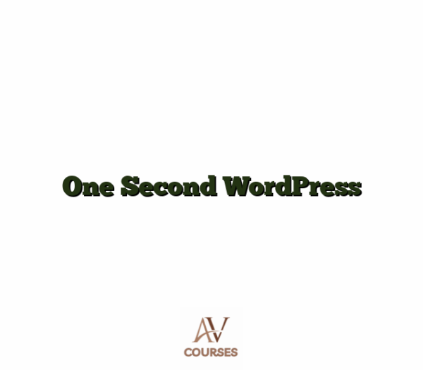 One Second WordPress