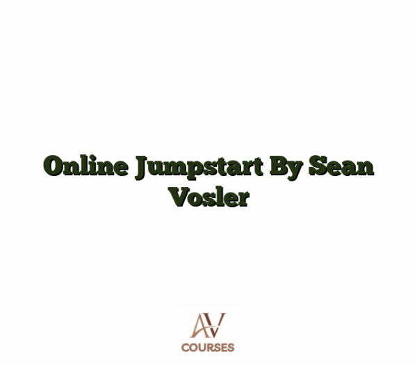 Online Jumpstart By Sean Vosler