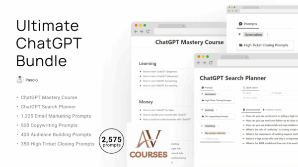 Pascio - Ultimate ChatGPT Bundle