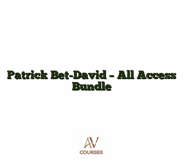 Patrick Bet-David - All Access Bundle