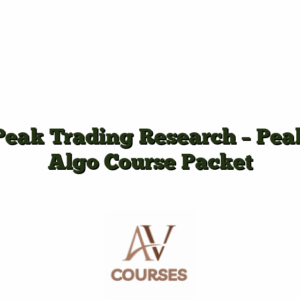 Peak Trading Research - Peak Algo Course Packet