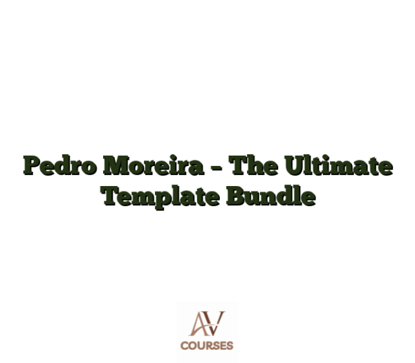 Pedro Moreira - The Ultimate Template Bundle