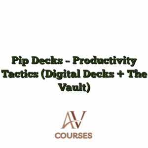 Pip Decks - Productivity Tactics (Digital Decks + The Vault)