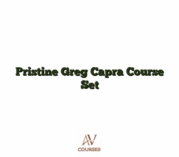 Pristine Greg Capra Course Set