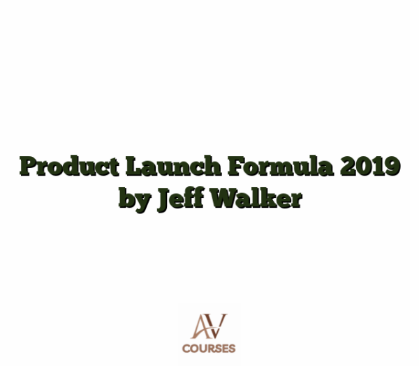Product Launch Formula 2019 by Jeff Walker
