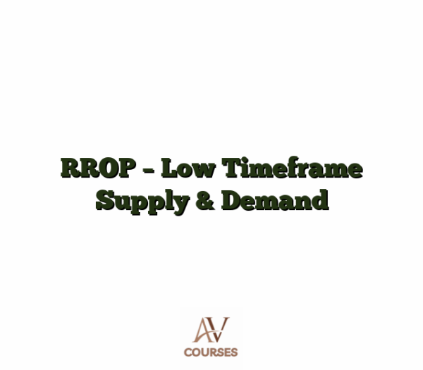 RROP - Low Timeframe Supply & Demand