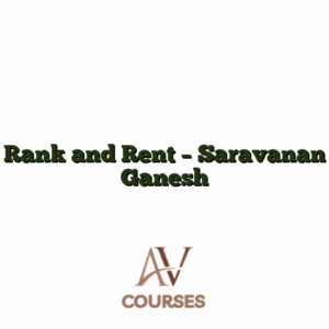 Rank and Rent - Saravanan Ganesh