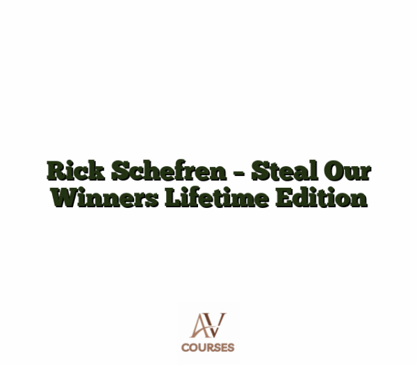 Rick Schefren - Steal Our Winners Lifetime Edition