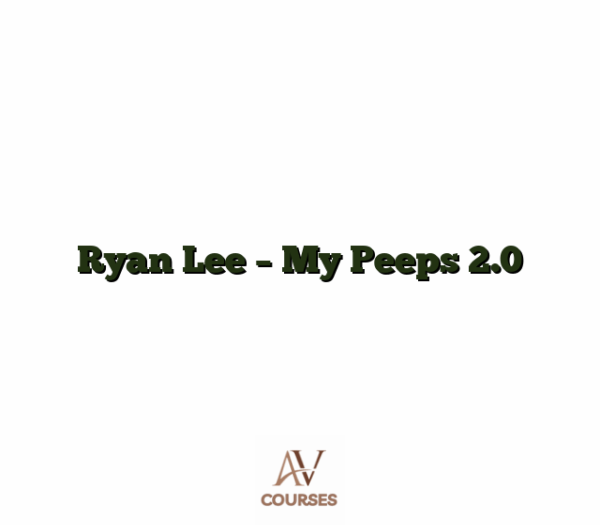 Ryan Lee - My Peeps 2.0