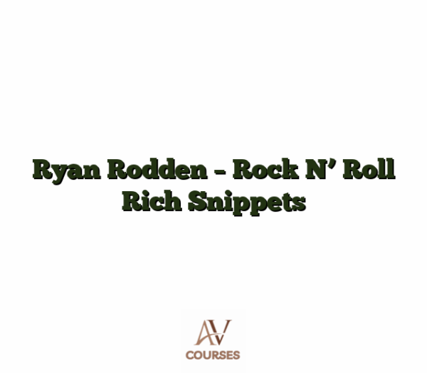 Ryan Rodden - Rock N' Roll Rich Snippets