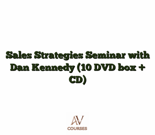 Sales Strategies Seminar with Dan Kennedy (10 DVD box + CD)