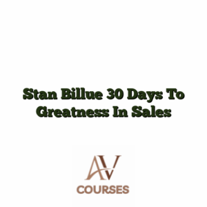 Stan Billue 30 Days To Greatness In Sales