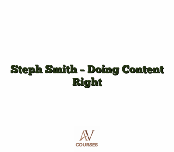 Steph Smith - Doing Content Right
