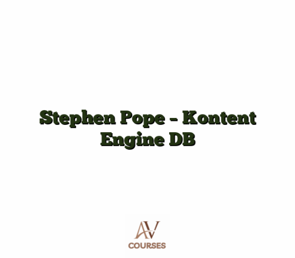 Stephen Pope - Kontent Engine DB