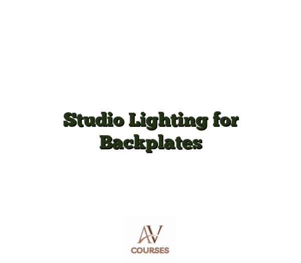 Studio Lighting for Backplates