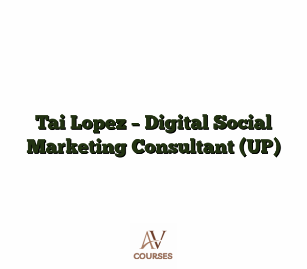 Tai Lopez - Digital Social Marketing Consultant (UP)