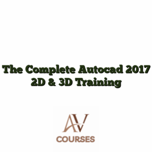 The Complete Autocad 2017 2D & 3D Training