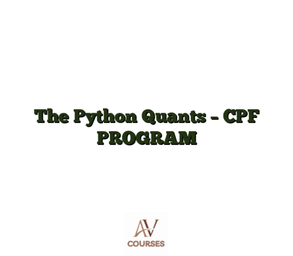 The Python Quants - CPF PROGRAM