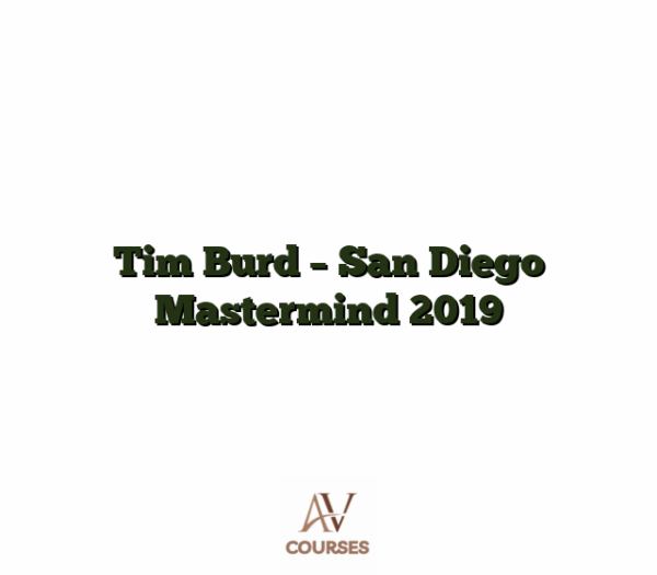 Tim Burd - San Diego Mastermind 2019