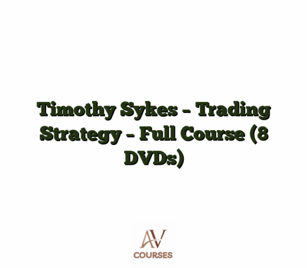 Timothy Sykes - Trading Strategy - Full Course (8 DVDs)