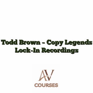Todd Brown - Copy Legends Lock-In Recordings