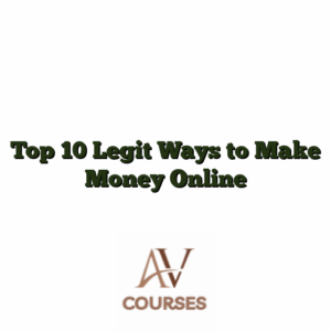 Top 10 Legit Ways to Make Money Online