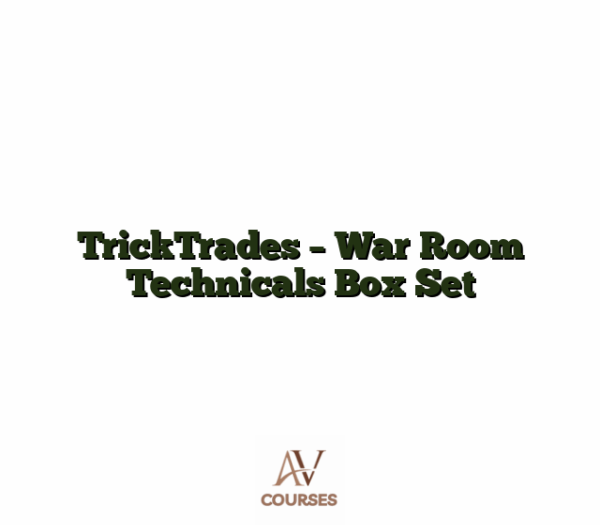 TrickTrades - War Room Technicals Box Set