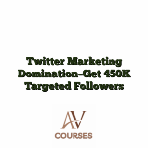 Twitter Marketing Domination--Get 450K Targeted Followers