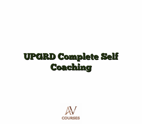 UPGRD Complete Self Coaching