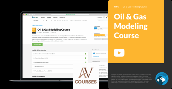 Wall Street Prep - Oil & Gas Modeling Course
