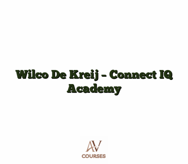 Wilco De Kreij - Connect IQ Academy