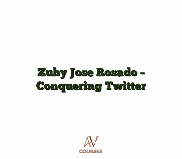 Zuby Jose Rosado - Conquering Twitter