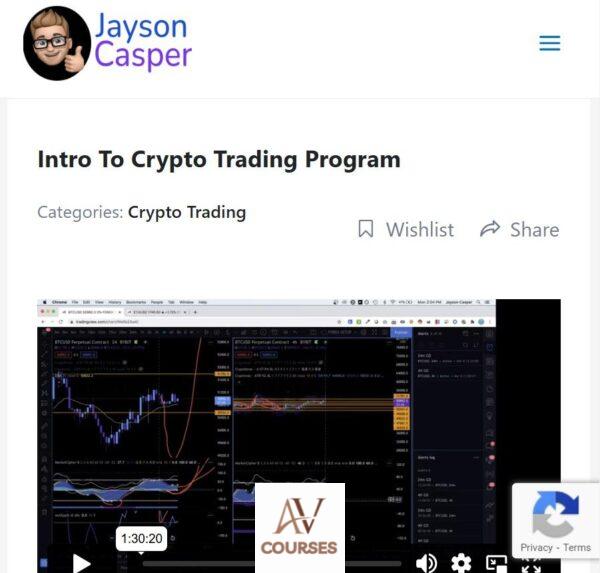 Jayson Casper - Intro to Crypto Trading Program
