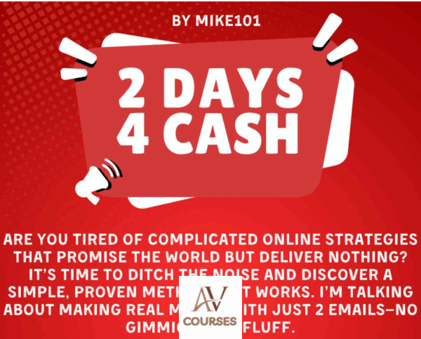 Mike101 - 2 DAYS 4 CASH - $1,652 IN PURE PROFIT WITH 2 EMAILS SENT